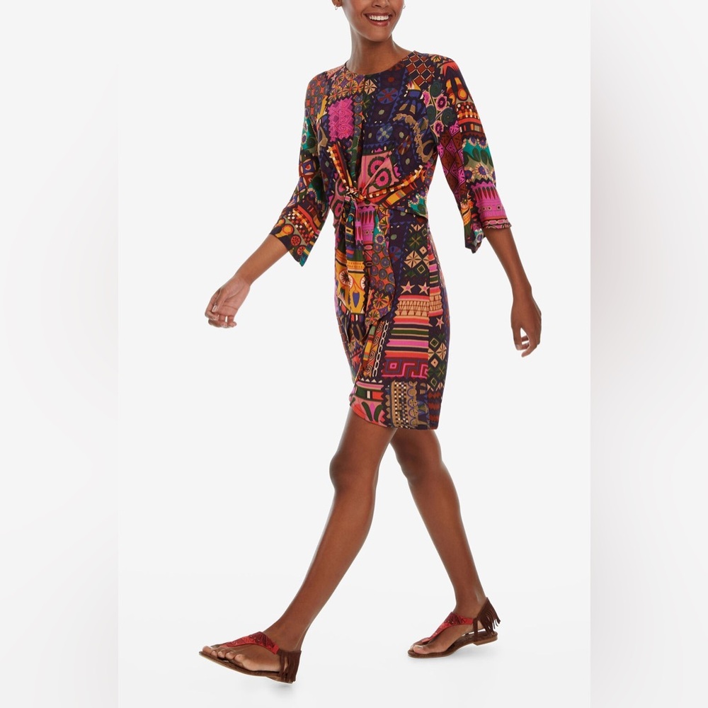 Desiguel GIULIA PRINT DRESS Size 42 - Picture 2 of 6